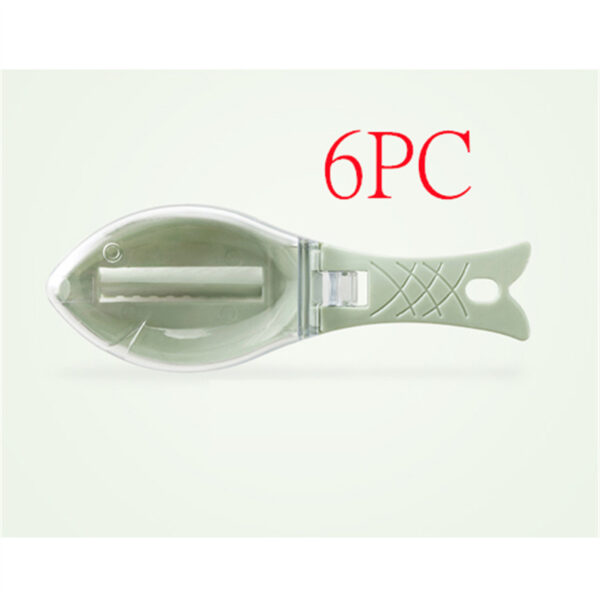 Fish Skin Brush Scraping Fish Scale Brush Grater Quick Disassembly Fish Knife Cleaning Peeling Skin Scraper Scraper Fish Scaler Kitchen Tools - Image 10